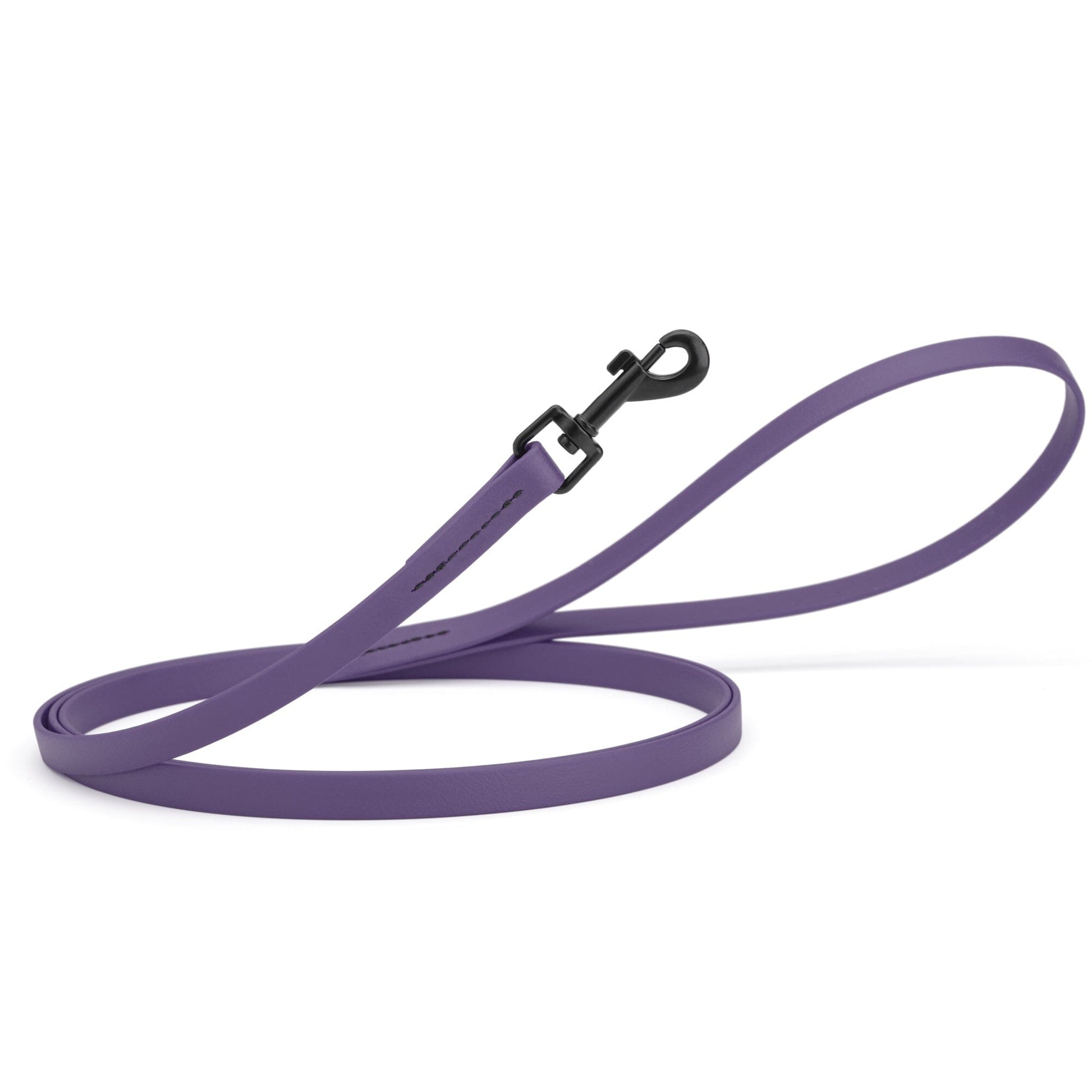 Biothane Waterproof Dog Leash, 4 ft Violet Purple 4' 1 2" Dog Leashes Dogline