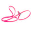 Biothane Slip Lead for Dogs, 5FT and 7FT Passionfruit Pink 5' 3 8" Dog Leashes Dogline
