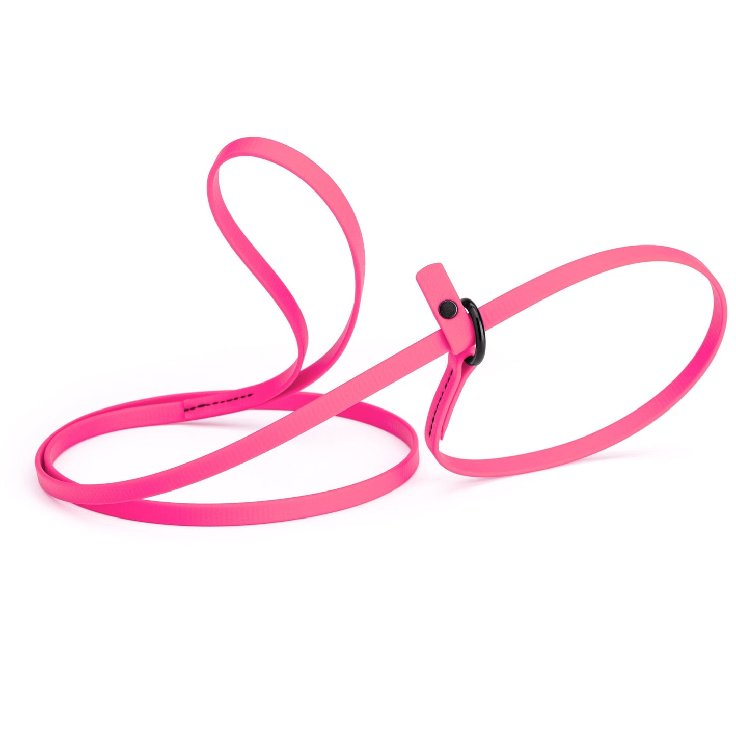 Biothane Slip Lead for Dogs, 5FT and 7FT Passionfruit Pink 5' 3 8" Dog Leashes Dogline