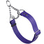Biothane Adjustable Martingale Collar for Dogs Violet Purple Dog Collars Dogline