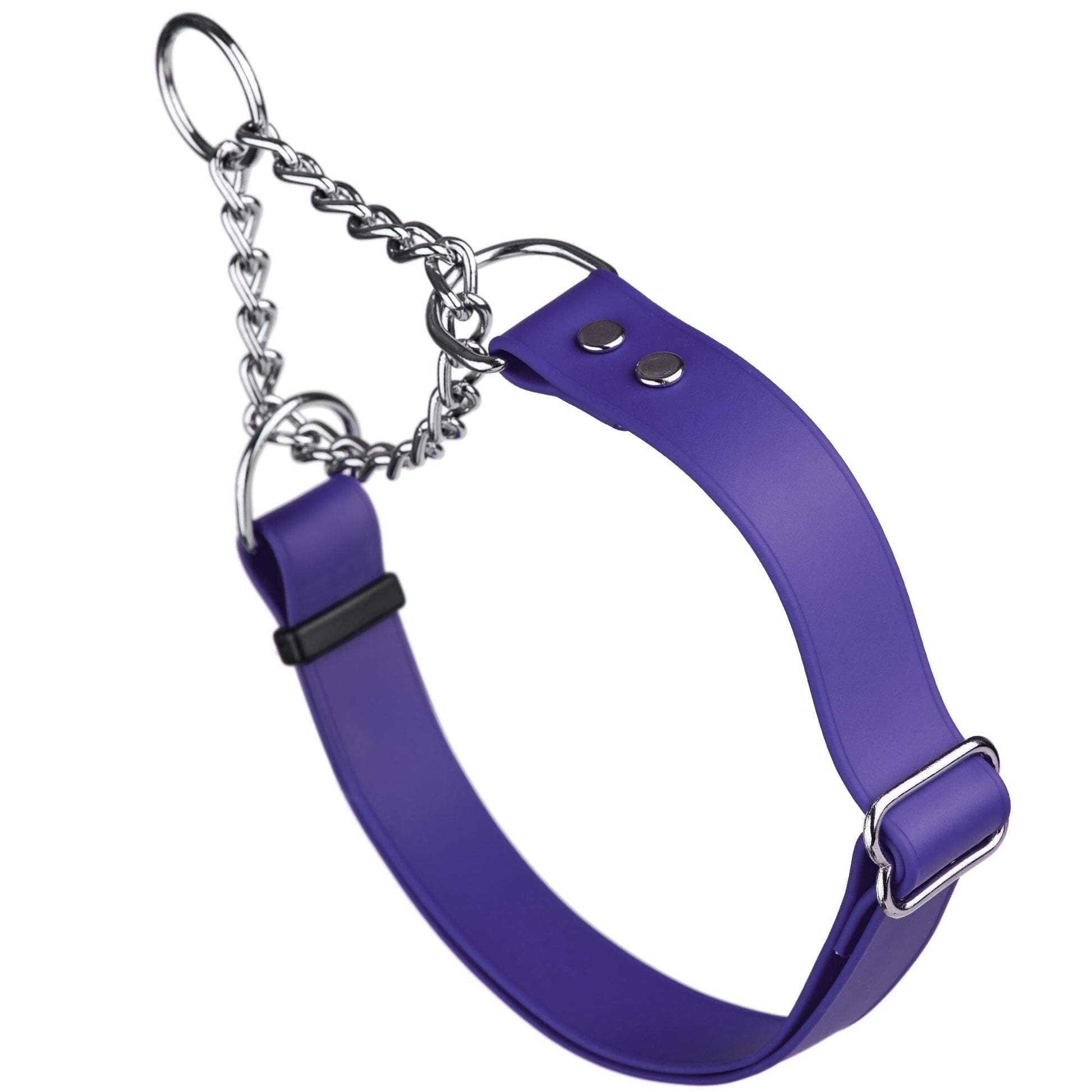 Biothane Adjustable Martingale Collar for Dogs Violet Purple Dog Collars Dogline