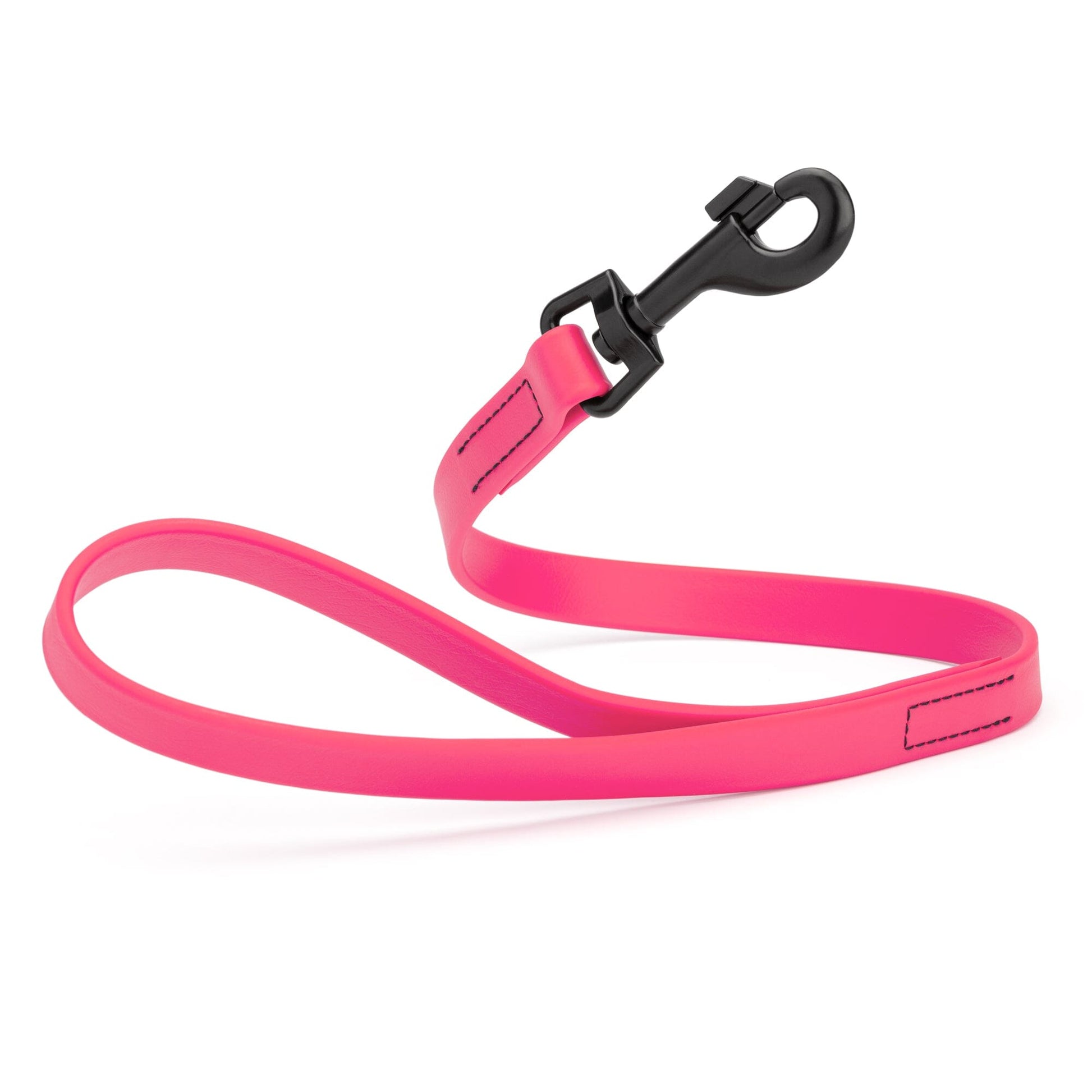 Biothane Waterproof Traffic Lead for Dogs, 2 ft Passionfruit Pink 2' 3 4" Dog Leashes Dogline