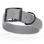 Dogline Biothane Waterproof Dog Collar with Black Hardware - 1.5" Wide, Size XL (20 to 24 inches) Battleship Gray Dog Collars Dogline