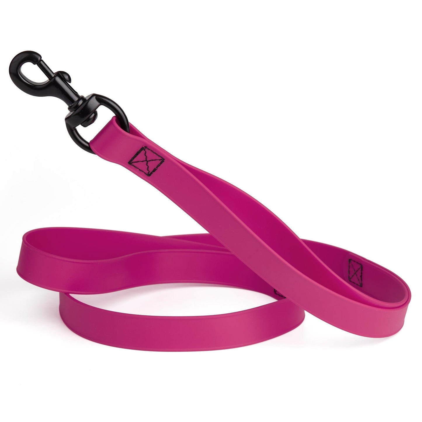 Biothane Waterproof Multi-Handle Dog Leash Magenta Pink Dog Leashes Dogline
