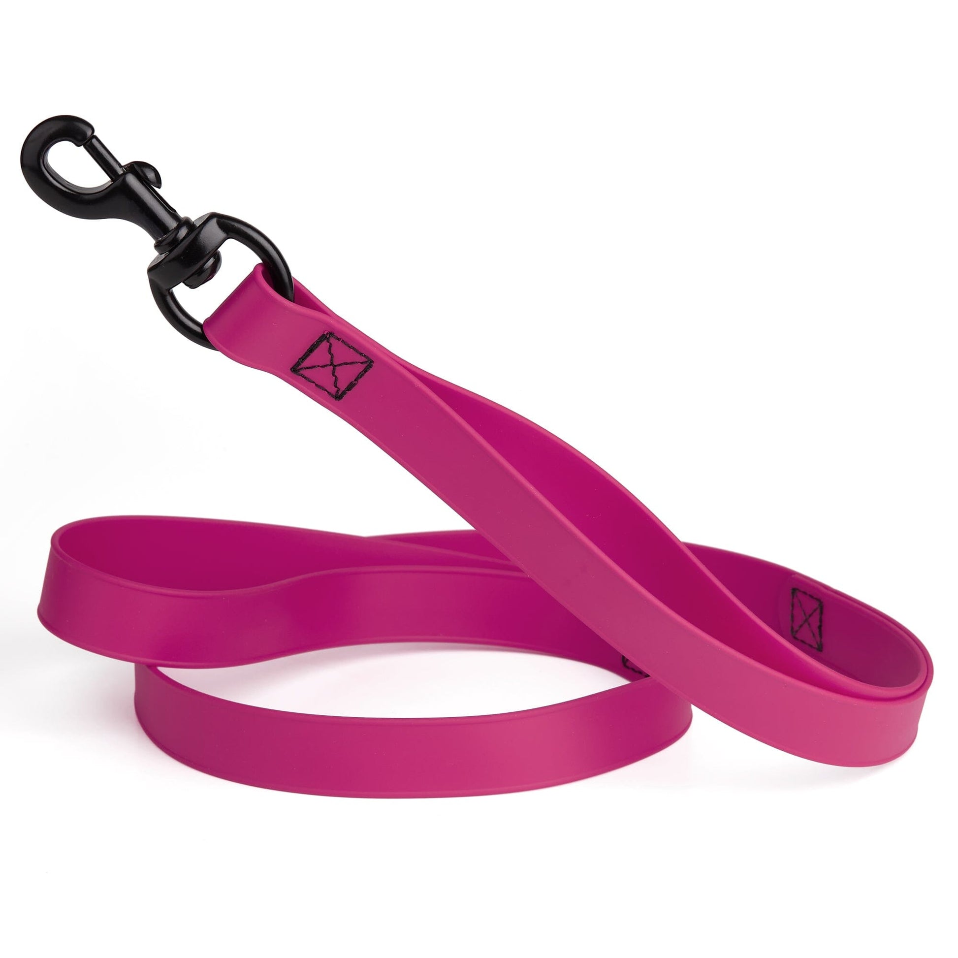 Biothane Waterproof Multi-Handle Dog Leash Magenta Pink Dog Leashes Dogline