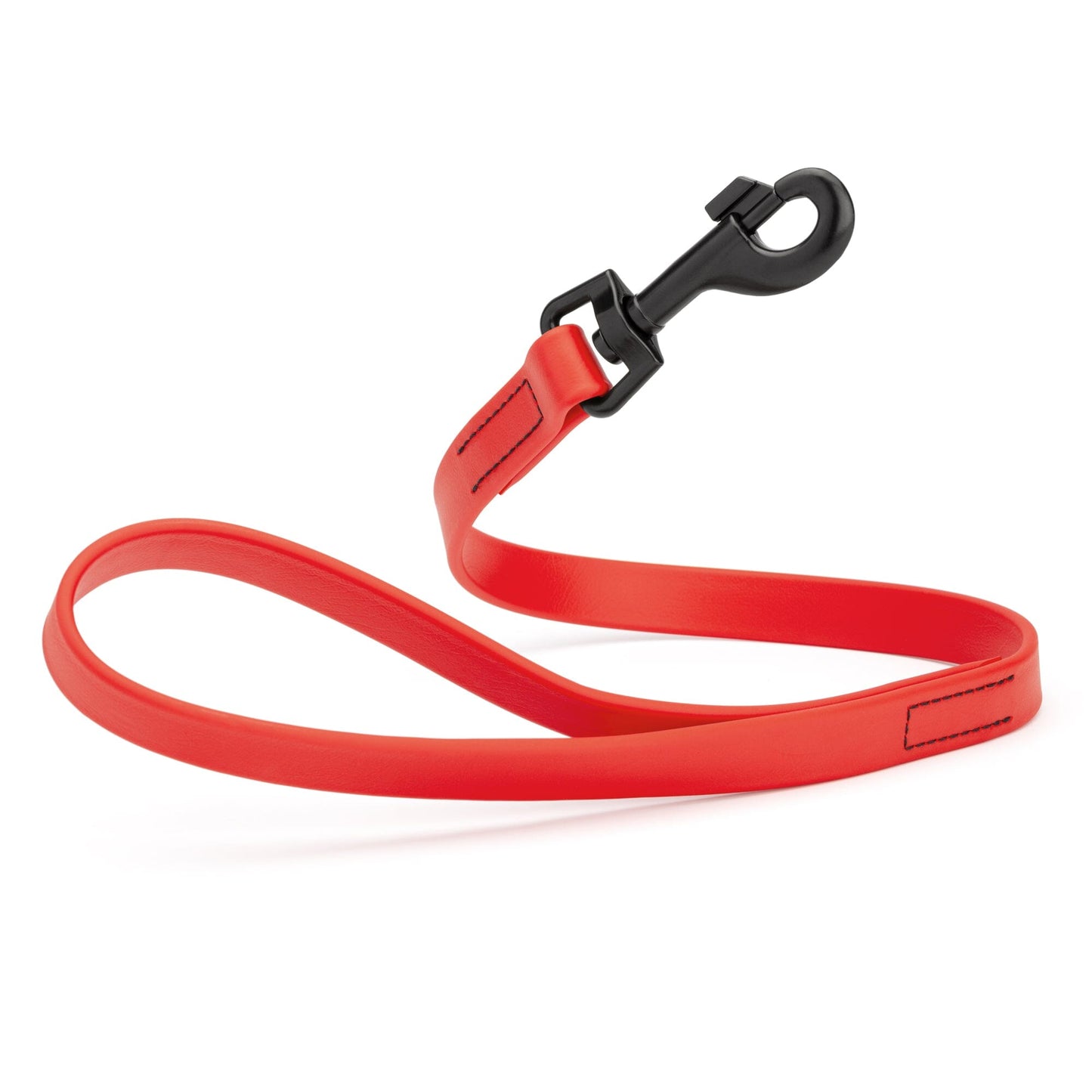 Biothane Waterproof Traffic Lead for Dogs, 2 ft Cherry Red 2' 3 4" Dog Leashes Dogline