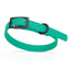 Biothane Waterproof Dog Collar - X-Small (9 to 12 inches) Teal L 9"-12" x W 1 2" Dog Collars Dogline