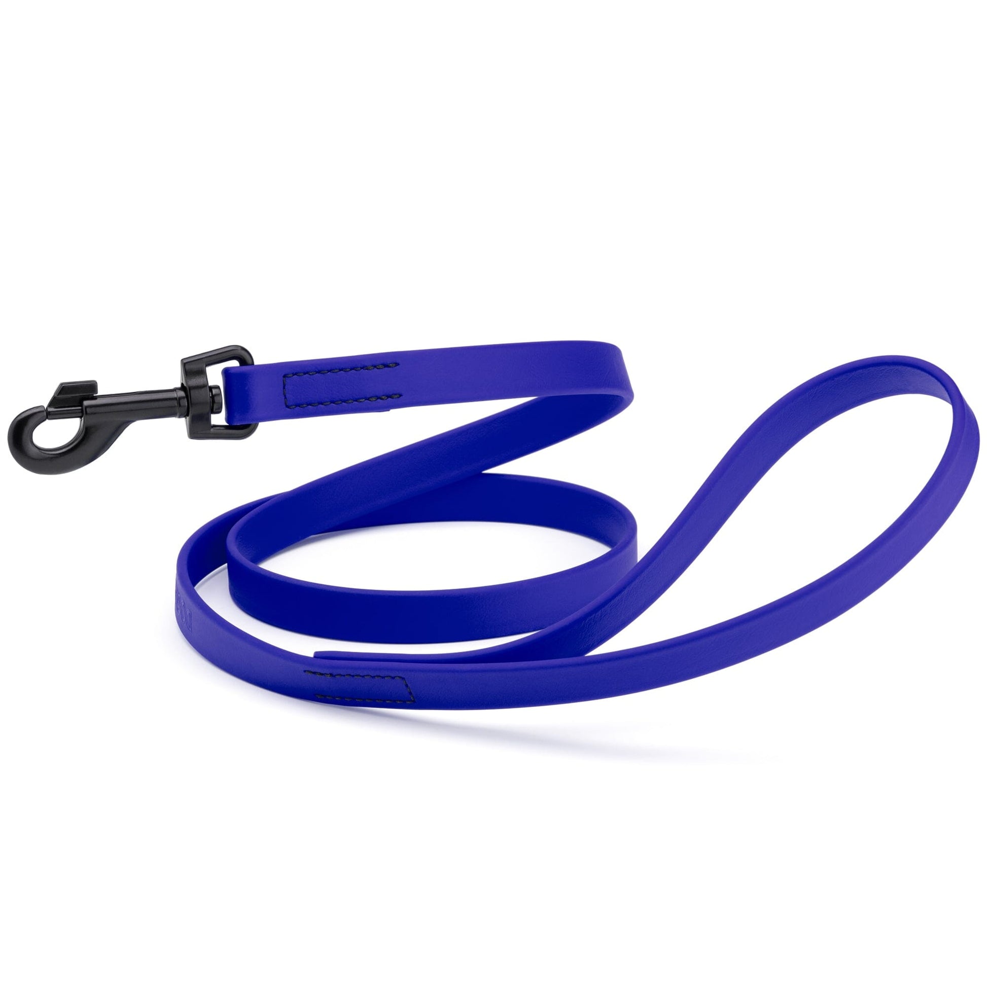 Biothane Waterproof Dog Leash, 4 ft Blueberry Royal 4' Dog Leashes Dogline