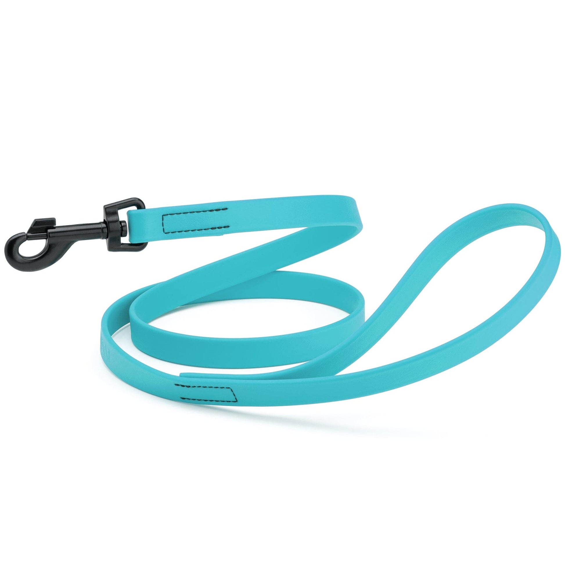 Biothane Waterproof Dog Leash, 4 ft Sky Blue 4' Dog Leashes Dogline