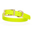 Viper Biothane Waterproof Dog Collar - Brass Hardware - Size XL (22 to 25 inches) Safety Yellow Dog Collars Dogline