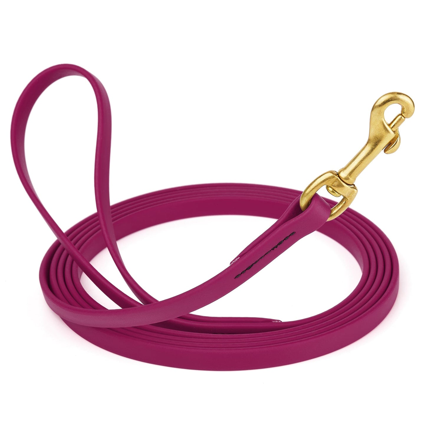 Viper Biothane Long Line 10 ft Lead with Brass Hardware Magenta Pink 1 2" Dog Leashes Dogline