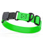 Sprenger BioThane Waterproof Dog Collar with Stainless Steel ClicLock Quick Release Buckle Tropical Green Black Buckle Dog Collars Dogline