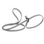 Biothane Slip Lead for Dogs, 5FT and 7FT Battleship Gray 5' 3 8" Dog Leashes Dogline