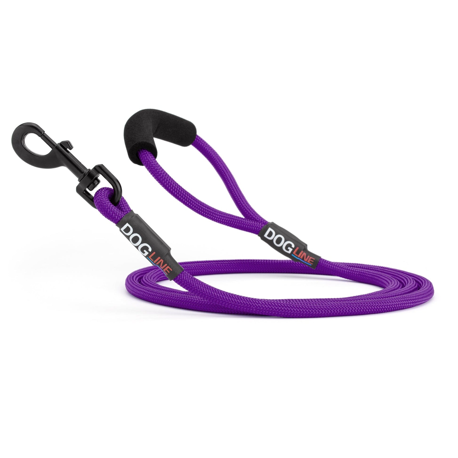 Nylon Round Dog Lead Purple 6' Dog Leashes Dogline