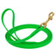 Viper Biothane Long Line 15 ft Lead with Brass Hardware Tropical Green 1 2" Dog Leashes Dogline