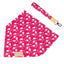 Red Mountain Syrah Dog Bandana & Matching Keychain XL bandana Aria the Fox