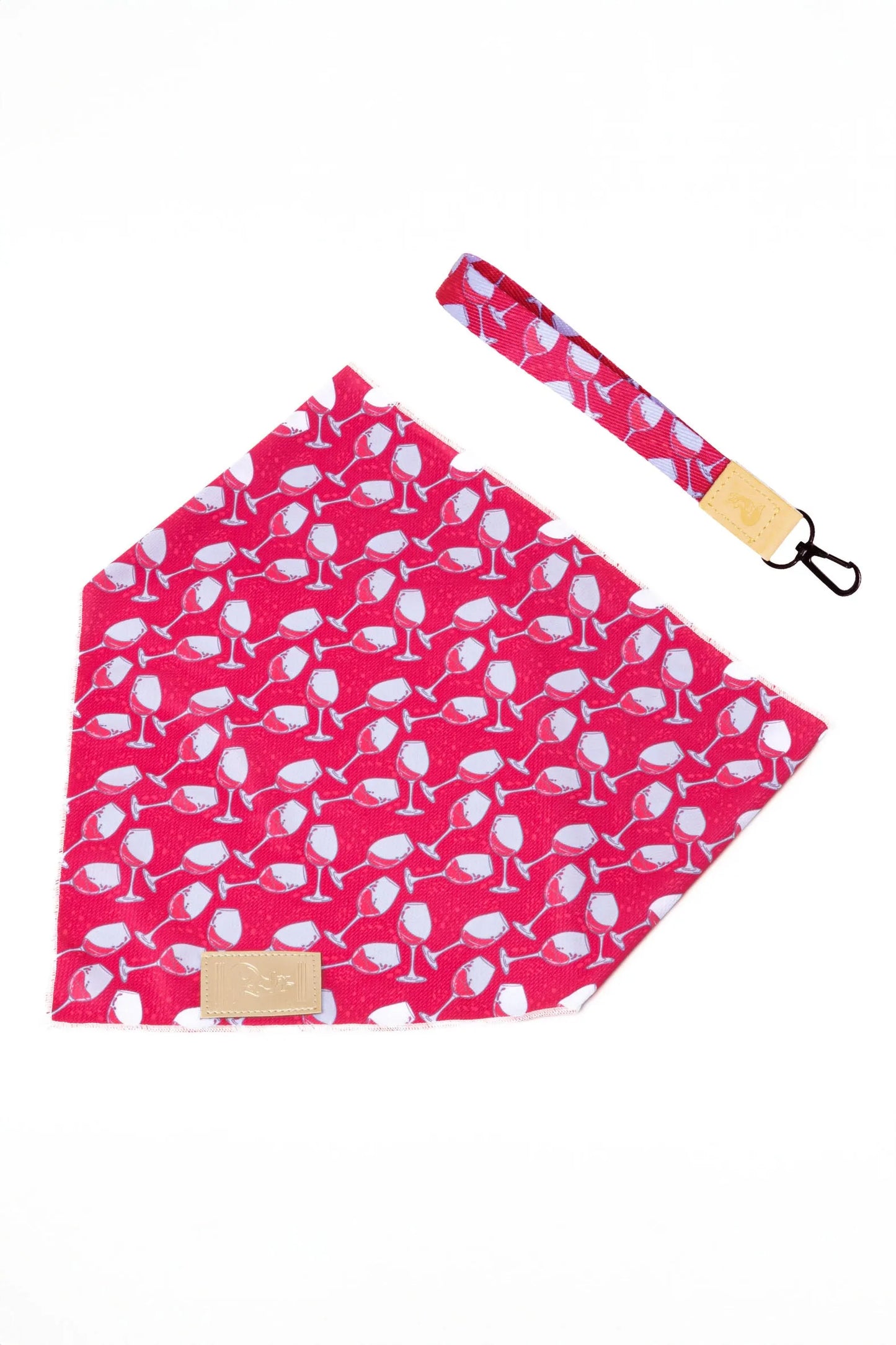 Red Mountain Syrah Dog Bandana & Matching Keychain XL bandana Aria the Fox