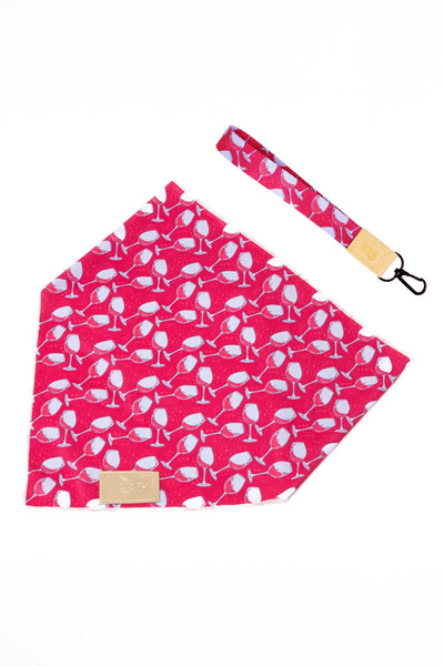 Red Mountain Syrah Dog Bandana & Matching Keychain XL bandana Aria the Fox