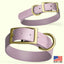 Viper Biothane Waterproof Dog Collar - Brass Hardware - 1.5in Wide, Size XXL (24 to 28 inches) Dog Collars Dogline