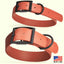 Dogline Biothane Waterproof Dog Collar with Black Hardware - 1.5" Wide, Size XL (20 to 24 inches) Dog Collars Dogline