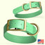 Viper Biothane Waterproof Dog Collar - Brass Hardware - Size M (15 to 18 inches) Dog Collars Dogline