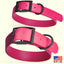Dogline Biothane Waterproof Dog Collar with Black Hardware - Size M (15 to 18 inches) Dog Collars Dogline