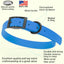 Dogline Biothane Waterproof Dog Collar with Black Hardware - Size M (15 to 18 inches) Dog Collars Dogline