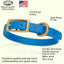Viper Biothane Waterproof Dog Collar - Brass Hardware - Size XS (9 to 12 inches) Dog Collars Dogline