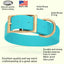 Viper Biothane Waterproof Dog Collar - Brass Hardware - 1.5in Wide, Size XXL (24 to 28 inches) Dog Collars Dogline