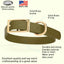 Viper Biothane Waterproof Dog Collar - Brass Hardware - Size XL (22 to 25 inches) Dog Collars Dogline