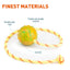 FDT Rubber Dog Ball on Rope, Medium - Diameter 2.3" (6 cm) Dog Toys Dogline