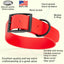 Dogline Biothane Waterproof Dog Collar with Black Hardware - 1.5" Wide, Size XXL (24 to 28 inches) Dog Collars Dogline