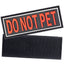 Dogline 3D Rubber Removable Patches for Dog Harness and Vest Dog Patches Dogline