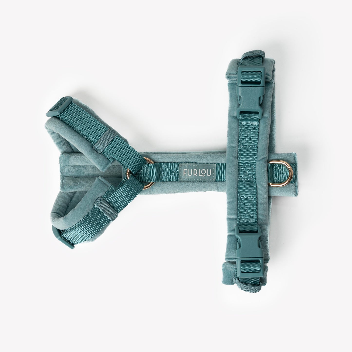 Blue - Velvet Dog Harness Velvet Harness FURLOU