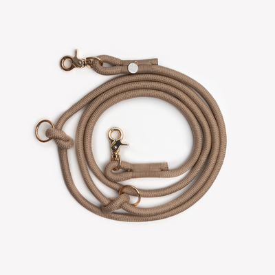 'Sand' - Hands Free Braided Leash Hands Free Braided Leash FURLOU