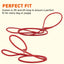 Soft Leather Round Slip Lead for Dogs Dog Leashes Dogline