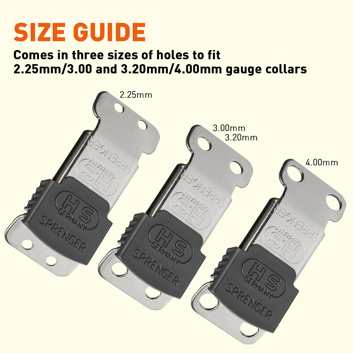 Herm Sprenger - ClicLock Quick Release Buckle - Stainless Steel Collars, Prong/Pinch Dog Collars Dogline