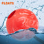 Rubber Euro Ball with Rope Dog Toys Dogline