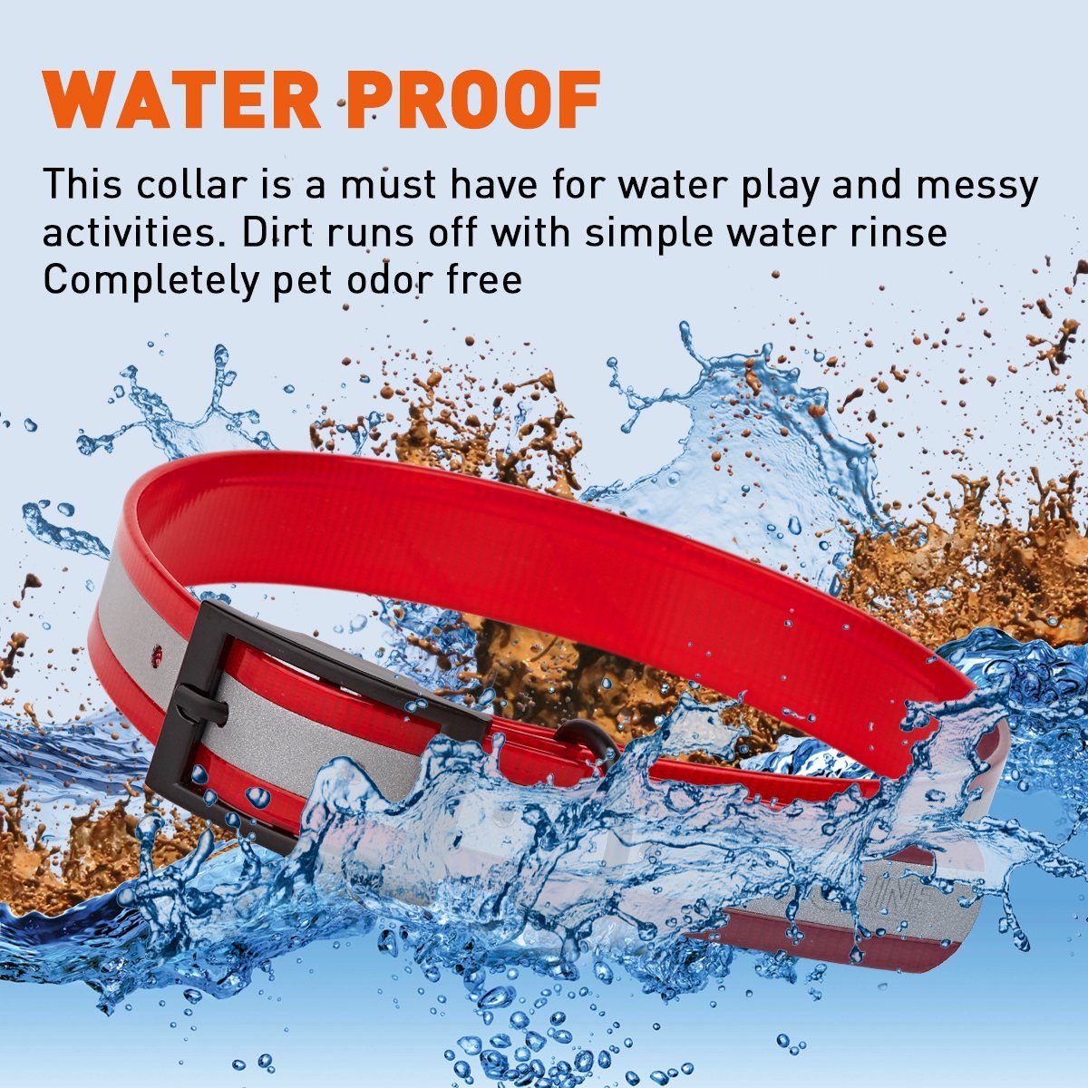 Biothane Translucent Reflective Dog Collar Dog Collars Dogline