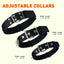 Leather + Nylon Spiked Dog Collar Dog Collars Dogline