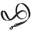 Rubber Infused Nylon Dog Leash Black 6' 3 4" Dog Leashes Dogline