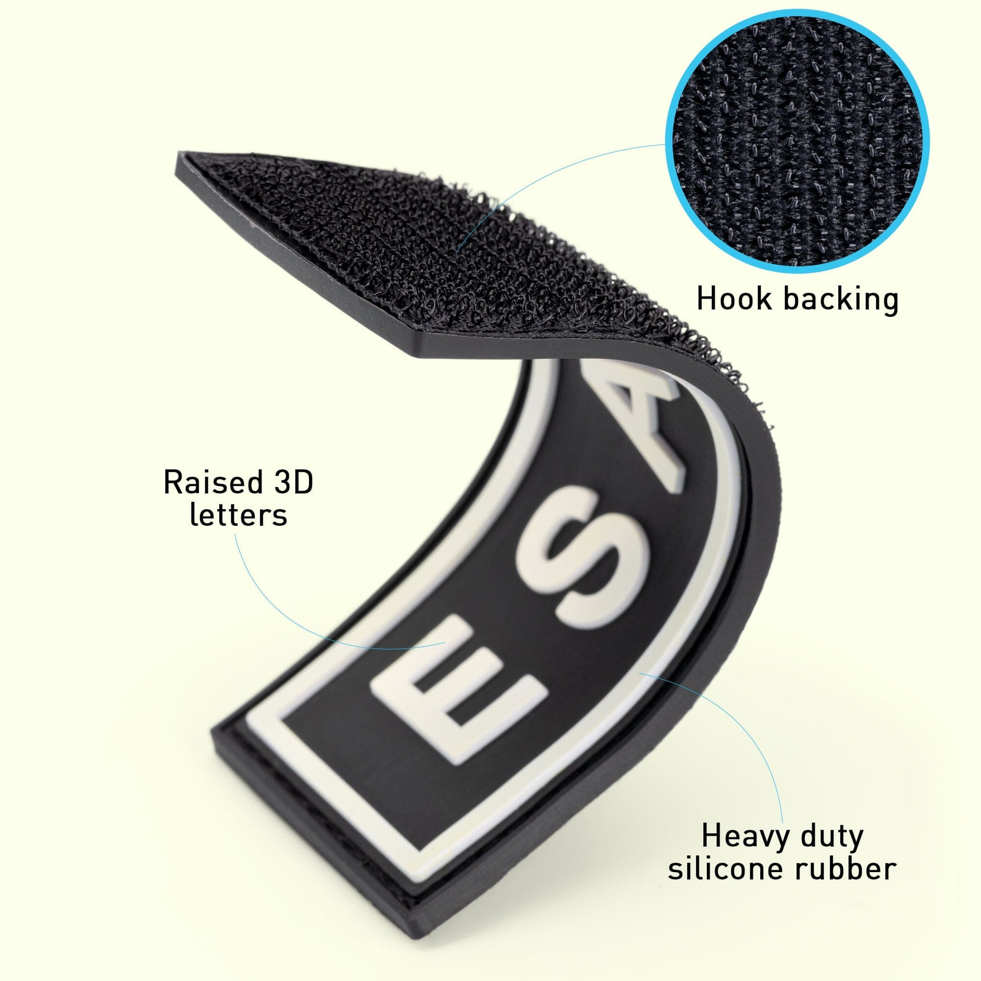 Dogline ESA Dog 3D Rubber Patches Dog Patches Dogline