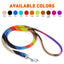 Soft Leather Round Dog Lead Dog Leashes Dogline
