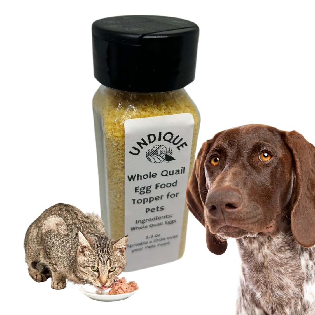 Quailicious Boost - Made in USA High-Protein Quail Egg Cat Food Topper, Freeze-Dried for Cat Digestive Health - Nutrient-Rich, Grain-Free Digestive Support for Cats, Ideal for Picky Eaters Quailz.com by Undique LLC