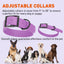 Dogline Biothane Waterproof Dog Collar with Black Hardware - 1.5" Wide, Size L (16 to 20 inches) Dog Collars Dogline