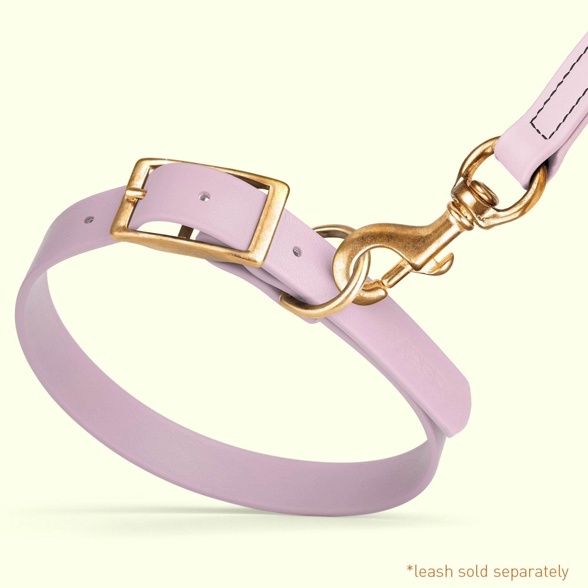 Viper Biothane Waterproof Dog Collar - Brass Hardware - Size XL (22 to 25 inches) Dog Collars Dogline