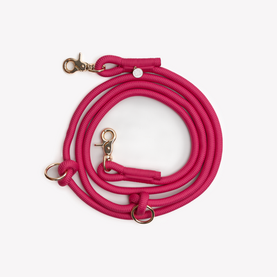 'Magenta' - Hands Free Braided Leash Hands Free Braided Leash FURLOU
