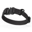 Waterproof Dog Collar with Metal Stab-Lock Buckle Black Dog Collars Dogline