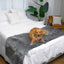 PupProtector™ Waterproof Bed Runner - Charcoal Grey Dog Blanket Paw.com
