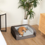 PupChill™ Cooling Bolster Dog Bed Paw